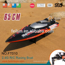 2015 novo item FT010 de alta velocidade de 65cm grande escala barco rc para venda 35km/hora